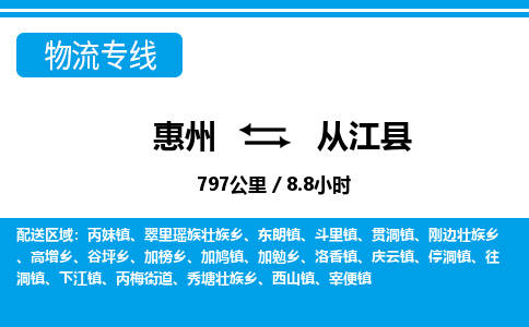 惠州到從江縣物流專(zhuān)線_惠州至從江縣物流公司_惠州到從江縣貨運(yùn)專(zhuān)線